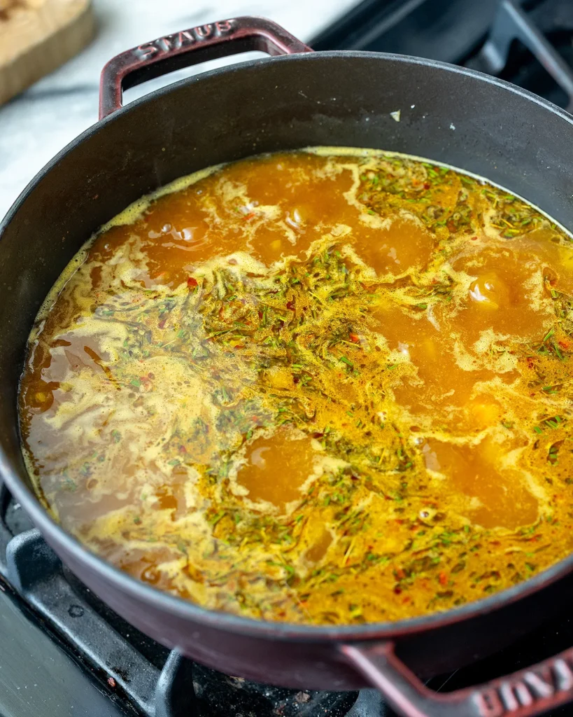Add prepared stock