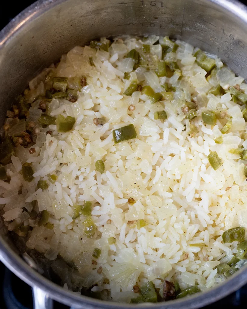 Adobo-seasoned rice