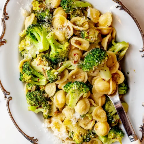 Broccoli with orecchiette