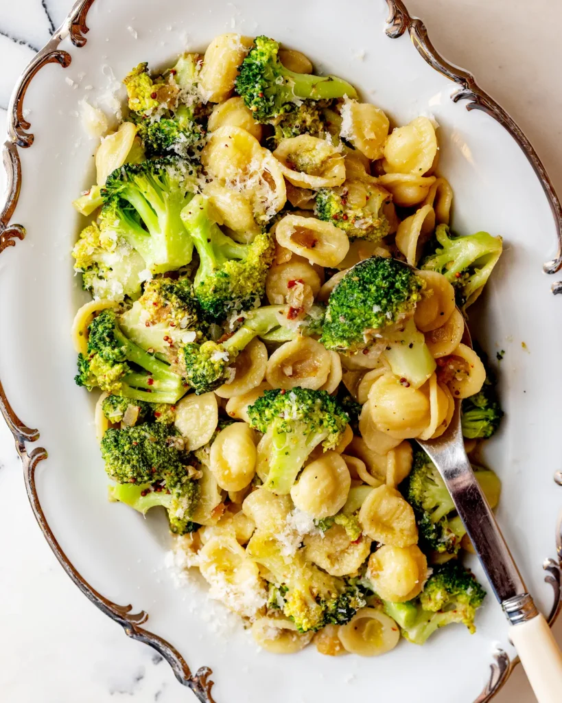 Broccoli with orecchiette
