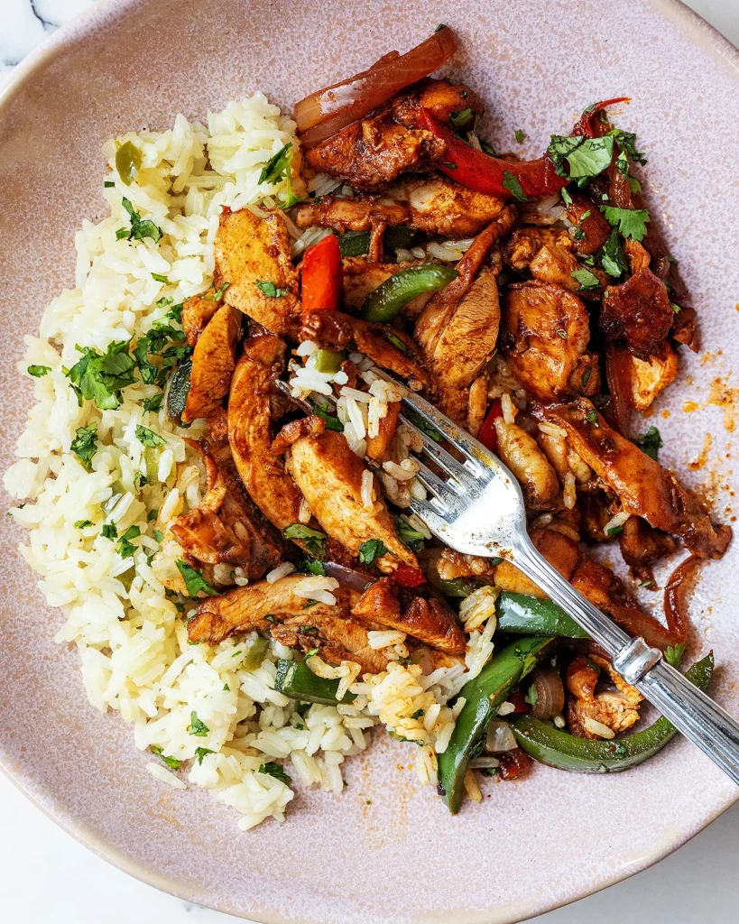 Chicken and rice bowls