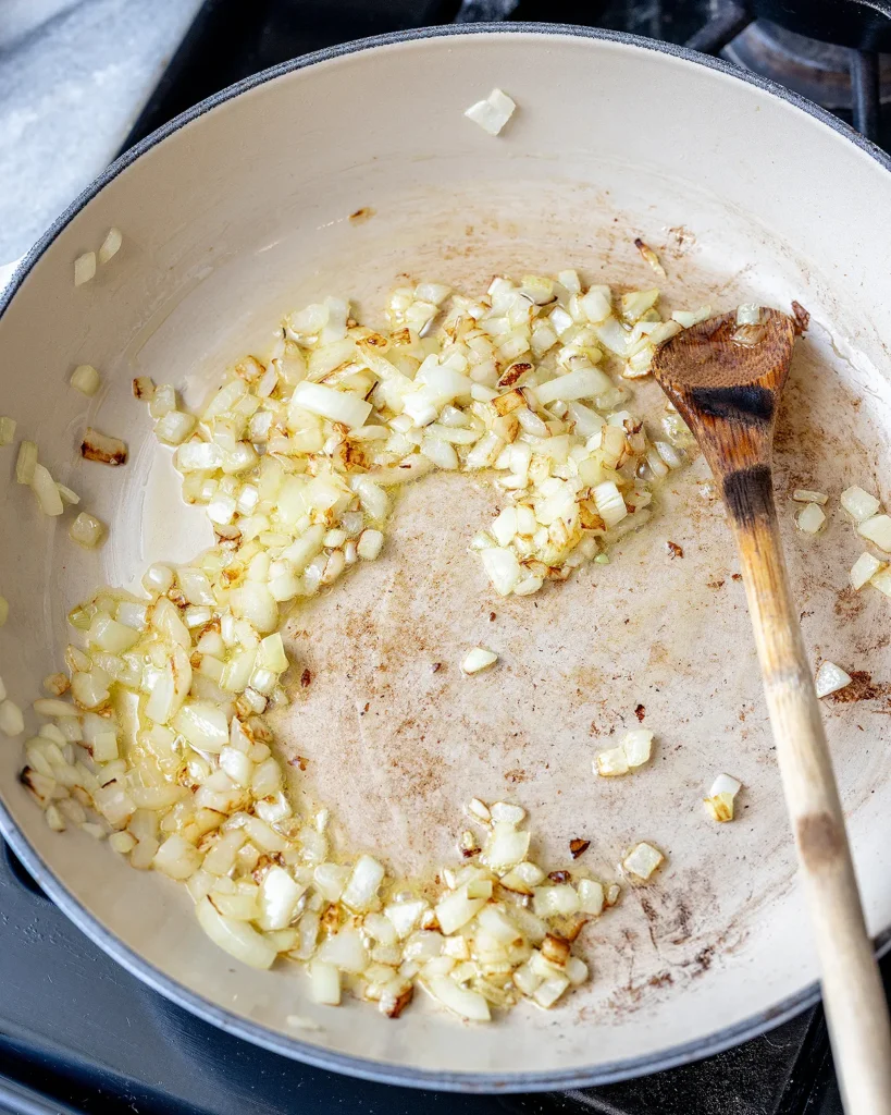 Saute onion