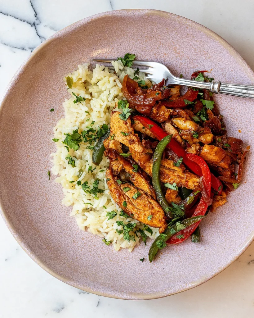 Serve with spicy adobo rice
