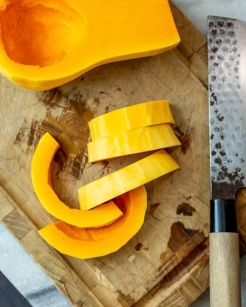 Sliced butternut squash